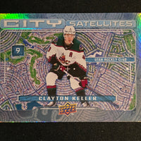 2024-25 Upper Deck Series 1  City Satellites Inserts Including Speckle Variation (List)