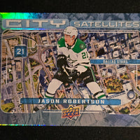 2024-25 Upper Deck Series 1  City Satellites Inserts Including Speckle Variation (List)