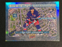 
              2024-25 Upper Deck Series 1  City Satellites Inserts Including Speckle Variation (List)
            