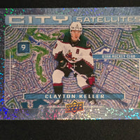 2024-25 Upper Deck Series 1  City Satellites Inserts Including Speckle Variation (List)