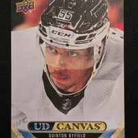 2024-25 Upper Deck Series 1 Canvas Inserts Including Black/White Parallels (List)