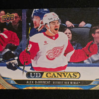 2024-25 Upper Deck Series 1 Canvas Inserts Including Black/White Parallels (List)