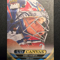 2024-25 Upper Deck Series 1 Canvas Inserts Including Black/White Parallels (List)