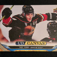 2024-25 Upper Deck Series 1 Canvas Inserts Including Black/White Parallels (List)