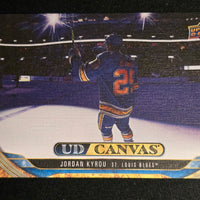 2024-25 Upper Deck Series 1 Canvas Inserts Including Black/White Parallels (List)