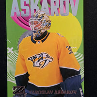 2023-24 Skybox Metal Universe Z Force #45 Yaroslav Askarov Nashville Predators