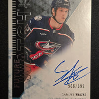 2023-24 SP Authentic Future Watch Auto #RFWA-SK Samuel Knazko Columbus Blue Jackets 506/699