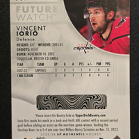 2023-24 SP Authentic Future Watch Spectrum FX #S-54 Vincent Iorio Washington Capitals Unscratched