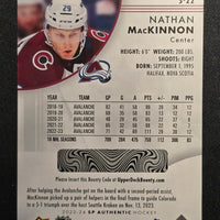 2023-24 SP Authentic Spectrum FX #S-22 Nathan MacKinnon Colorado Avalanche Unscratched