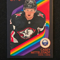 2023-24 OPC Retro Black Variation #366 Casey Mittelstadt Buffalo Sabres 27/100