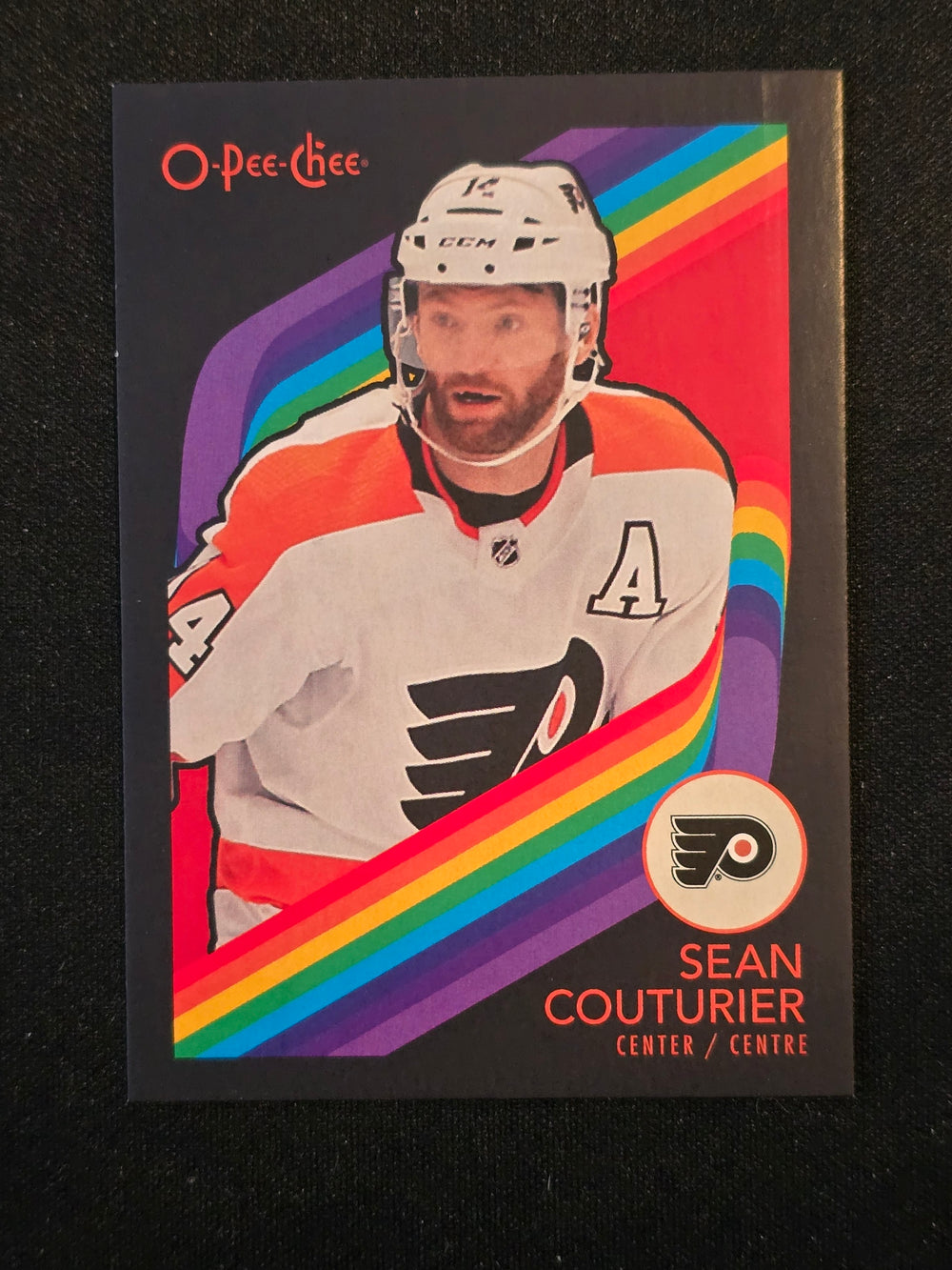 2023-24 OPC Retro Black Variation #306 Sean Couturier Philadelphia Flyers 27/100