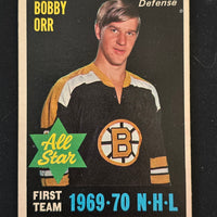 1970-71 OPC #236 Bobby Orr Boston Bruins All Star (See Photos For Condition)