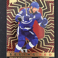 2023-24 Upper Deck Extended Seeing Red Silver and Gold Variations (List)