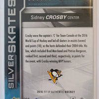 2016-17 SP Authentic Silver Skates #SS-SC Sidney Crosby Pittsburgh Penquins