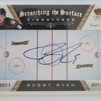 2011-12 Crown Royal Scratching the Surface Signatures #12 Bobby Ryan Anaheim Ducks