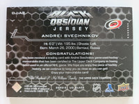 
              2020-21 Upper Deck Black Obsidian Jersey # OJ-AS Andrei Svechnikov 23/249
            