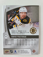 
              2017-18 SP Game Used #61 David Pastrnak Boston Bruins 29/88
            