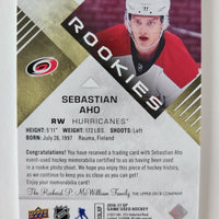 2016-17 SP Game Used Authentic Rookies Jersey #136 Sebastian Aho 204/399