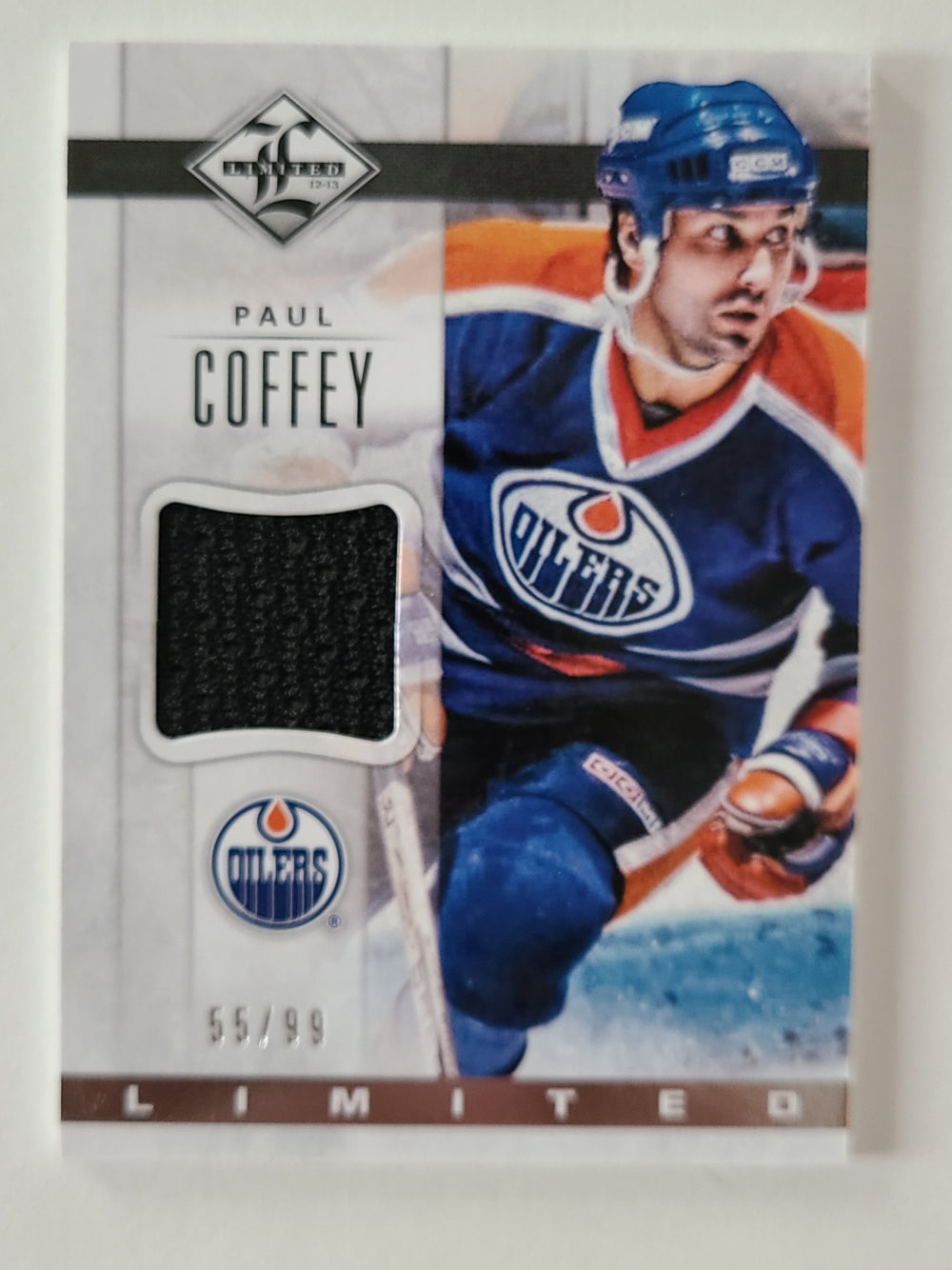 2012-13 Limited Jersey #LJ-PC Paul Coffey Edmonton Oilers 55/99