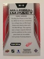 
              2019-20 Synergy Millennial Impact #MI-18 Taro Hirose Detroit Red Wings
            