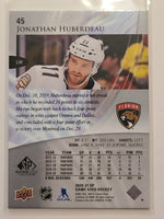 
              2020-21 SP Game Used #45 Jonathan Huberdeau Florida Panthers 6/11
            