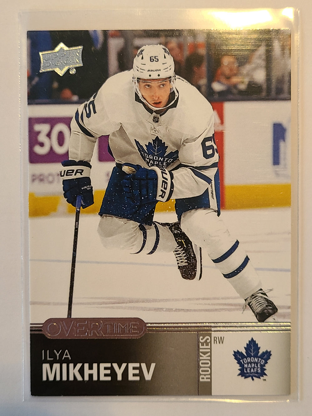 2019-20 Overtime Rookies #169 Ilya Mikheyev Toronto Maple Leafs