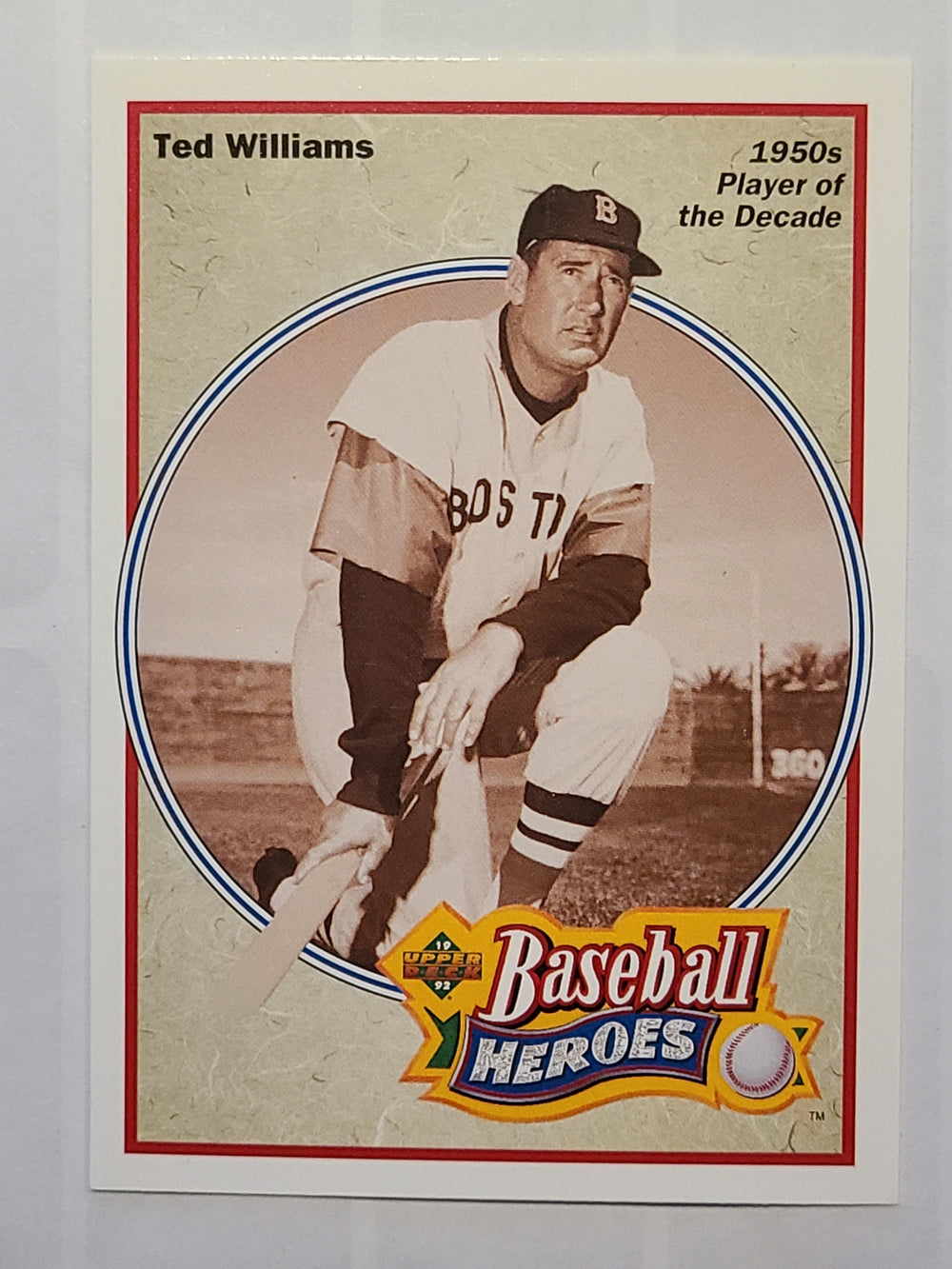 1992 Upper Deck Baseball Heroes (List)