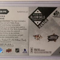 2016-17 SP Game Used All-Star Skills Competition Relics #ASB-PR Pekka Rinne 99/99