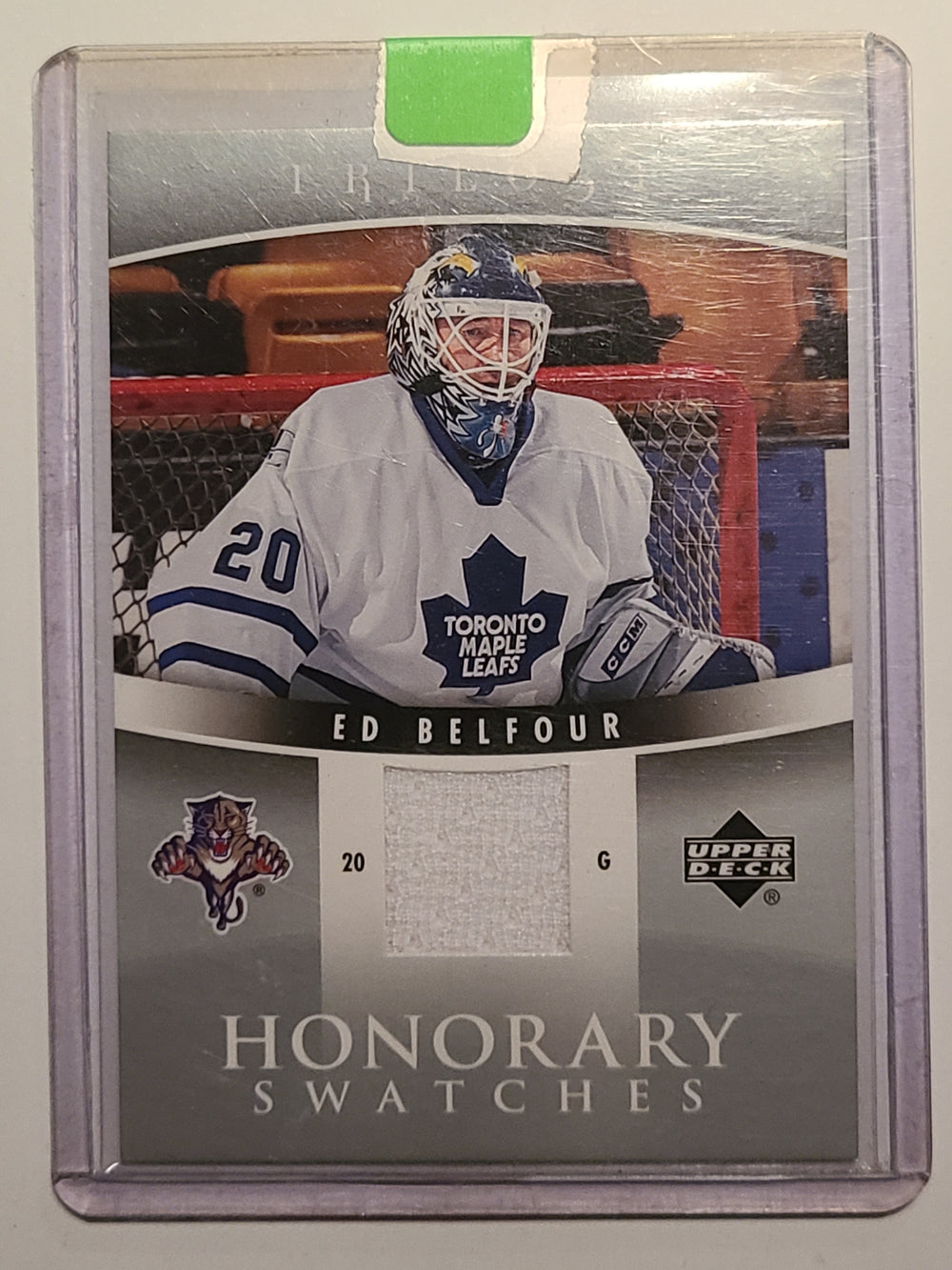2006-07 Trilogy Honorary Swatches #HS-EB Ed Belfour Florida Panthers