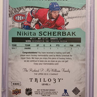 2017-18 Trilogy Rookie Premieres Green #58 Nikita Scherbak Montreal Canadiens 352/399