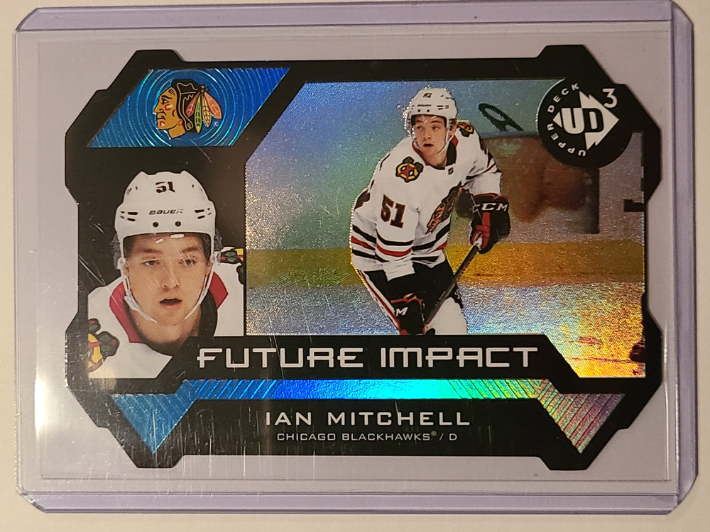 2020-21 Upper Deck Extended UD3 Future Impact #UD3-49 Ian Mitchell Chicago Blackhawks 742/1000