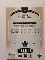 
              2020-21 Allure NHL Shield 2005 #85 Egor Korshkov Toronto Maple Leafs
            