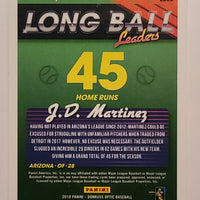 2018 Donruss Optic Long Ball Leaders #LBL3 J.D. Martinez
