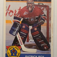 1993-94 High Liner Greatest Goalies #1 Patrick Roy Montreal Canadiens