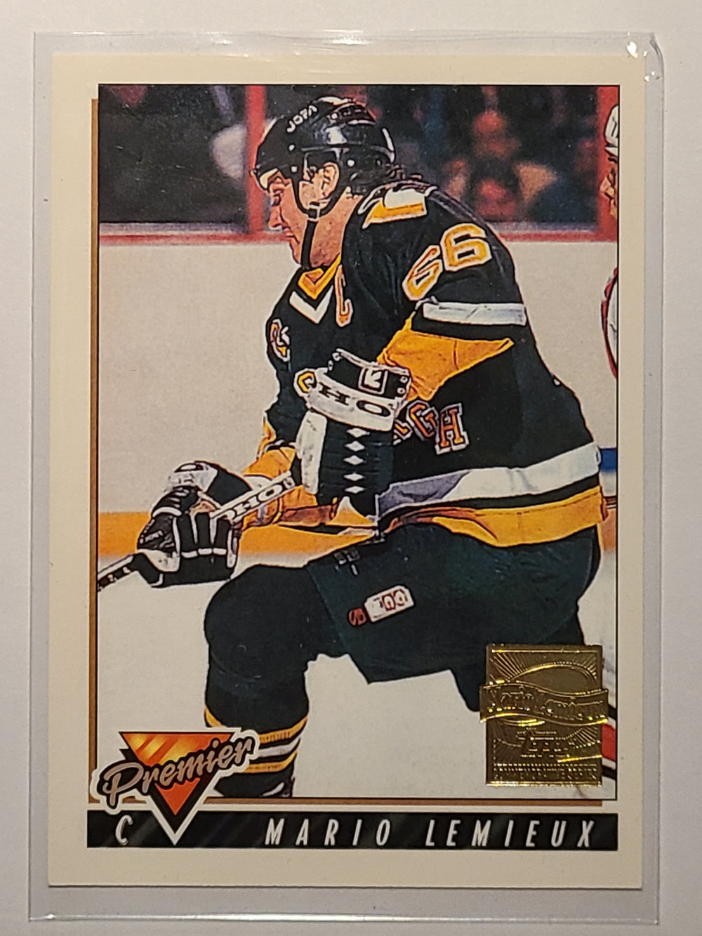 1993-94 Topps Premier Gold #220 Mario Lemieux Pittsburgh Penguins