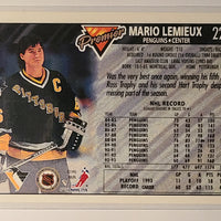 1993-94 Topps Premier Gold #220 Mario Lemieux Pittsburgh Penguins