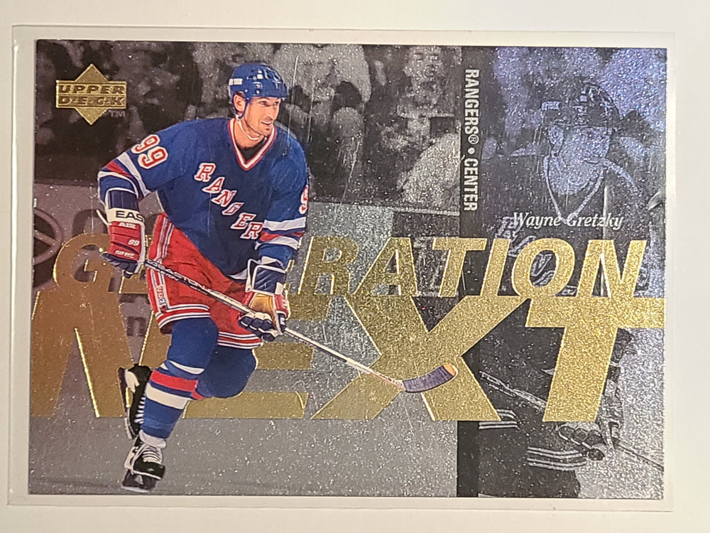 1996-97 Upper Deck Generation Next #X1 Paul Kariya/Wayne Gretzky