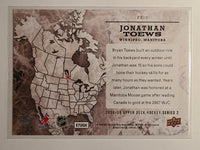 
              2008-09 Upper Deck Favourite Sons #FS10 Jonathan Toews Chicago Blackhawks
            