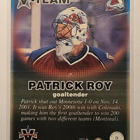2001-02 Vanguard #2 Patrick Roy Colorado Avalanche