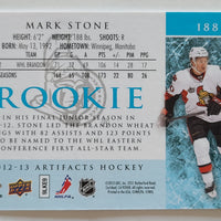 2012-13 Artifacts Rookies Saphire Blue #188 Mark Stone Ottawa Senators 77/85 **See Description re: Condition