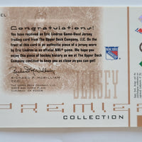 2001-02 Upper Deck Premier Collection Jersey #B-EL Eric Lindros 256/300 *See Description re: condition