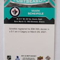 2021-22 MVP Post Season #PS7 Mark Scheifele Winnipeg Jets