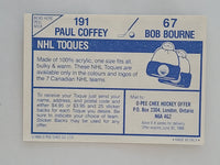 
              1985-86 OPC Stickers #191 Paul Coffey & #67 Bob Bourne
            