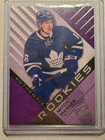 
              2016-17 SP Game Used Authentic Rookies Purple #130 Mitch Marner Toronto Maple Leafs SSP
            