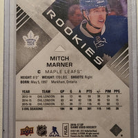 2016-17 SP Game Used Authentic Rookies Purple #130 Mitch Marner Toronto Maple Leafs SSP