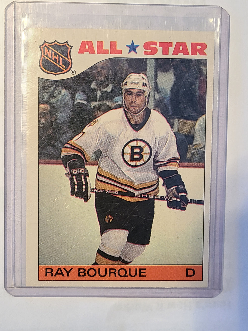 1985-86 Topps Stickers Inserts #5 Ray Bourque Boston Bruins