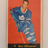 1960-61 Parkhurst #4 Bert Olmstead Toronto Maple Leafs (1)