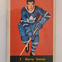 1960-61 Parkhurst #7 Gerry James Toronto Maple Leafs (2)