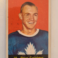 1960-61 Parkhurst #10 Dave Creighton Toronto Maple Leafs (2)