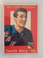 
              1959-60 Topps Hockey #46 Camille Henry NY Rangers
            